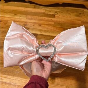 Sugar Thrillz Pink Heart Bow Shoulder Bag